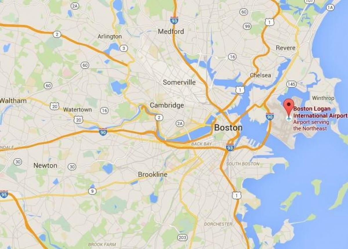 Boston airports map