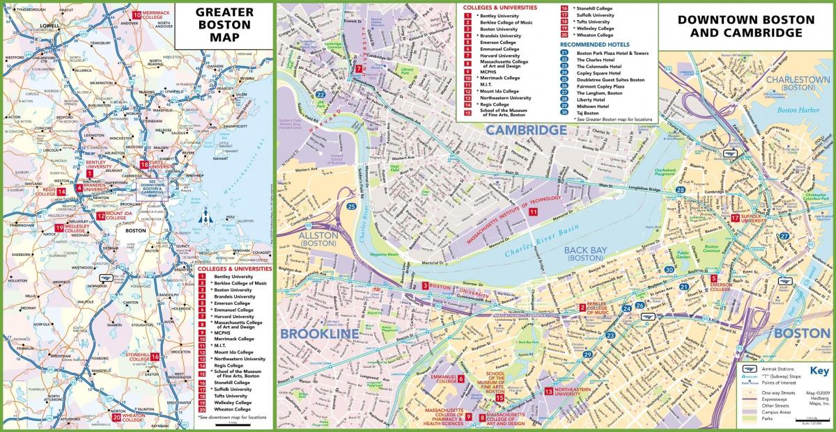 Boston city map